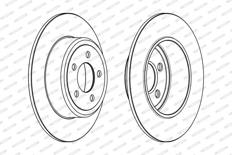 FERODO DDF2064C Brake Disc