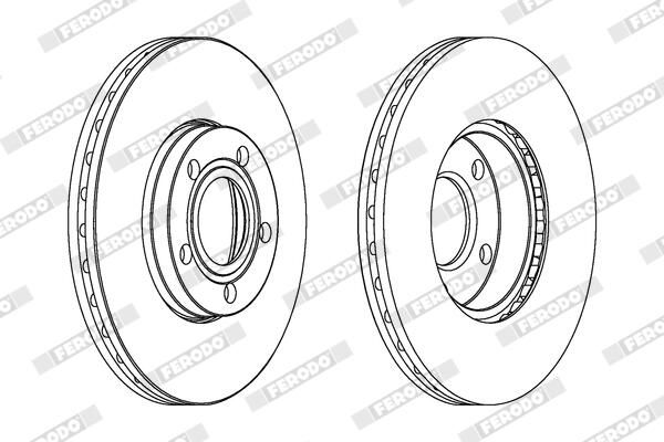 FERODO DDF1014 Brake Disc