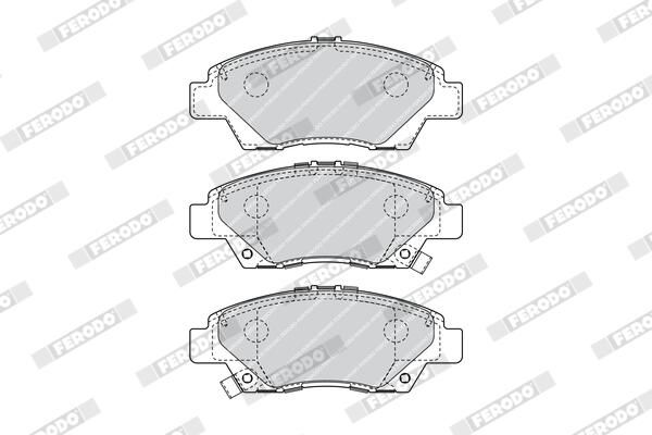 FERODO FDB4404 Brake Pad Set, disc brake