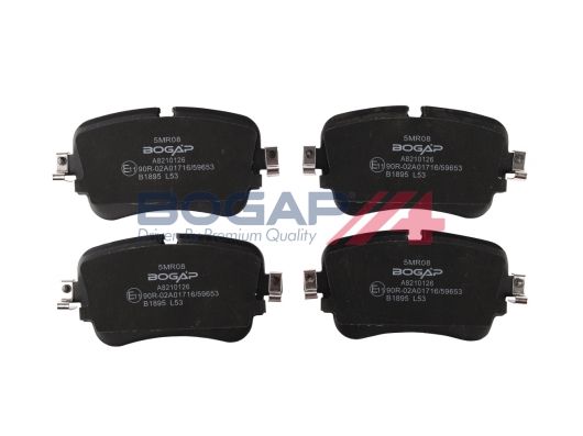 BOGAP A8210126 Колодки гальмівні (задні) Audi A6/A7/A8/Q7/Q8/VW Touareg 16-