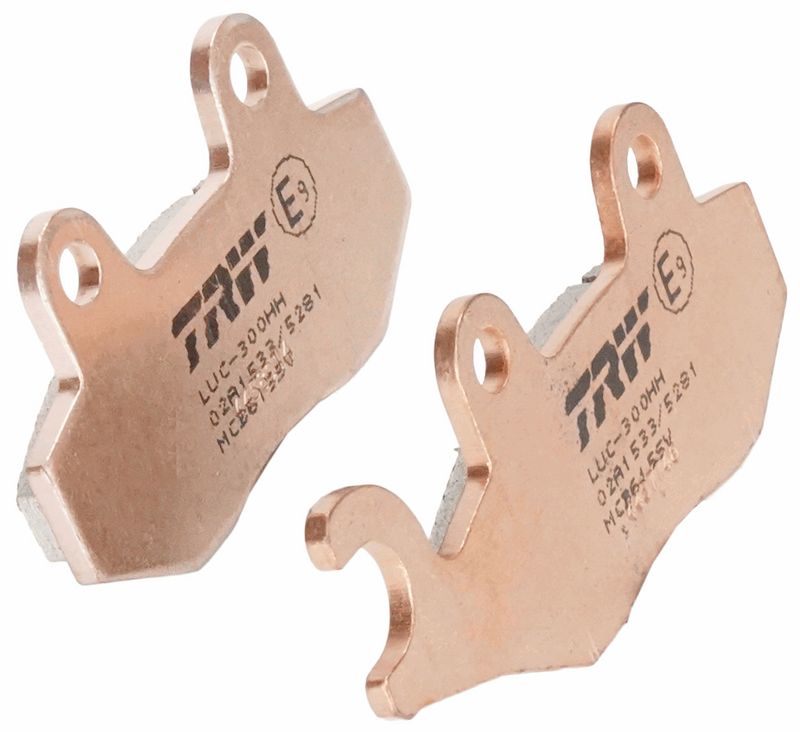 Brake pads Voor, beoogd gebruik: route, materiaal: sinter-SV, 41,9x76,9x8mm past: BENELLI CAFFENERO  CAGIVA CANYON, ELEFANT, GRAN CANYON, NAVIGATOR  CAN-AM COMMANDER, MAVERICK 50-1200 1989-2020