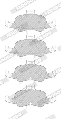 FERODO FDB4996 Brake Pad Set, disc brake