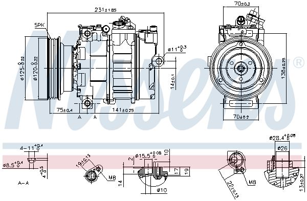 NISSENS 89232 Compressor, air conditioning