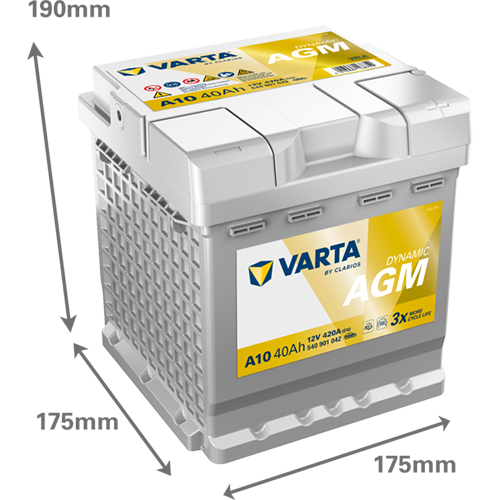 VARTA 540901042K262 Starter Battery