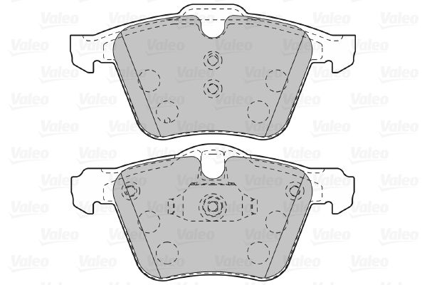 Комплект гальмівних накладок, дискове гальмо, Valeo 601007