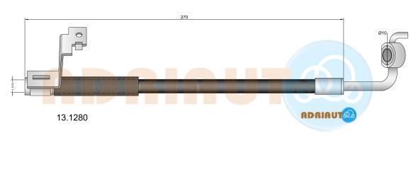 ADRIAUTO 13.1280 - Brake Hose