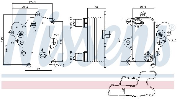 Теплообмінник Mazda CX-5 12-17 SH0214700