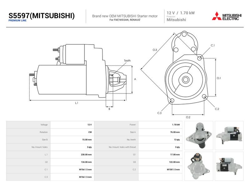 Prekė atitinka OEM kodą: M1TF0871