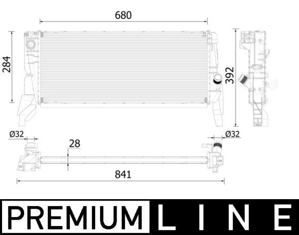 Product Image - Radiateur - CR2313000P - MAHLE