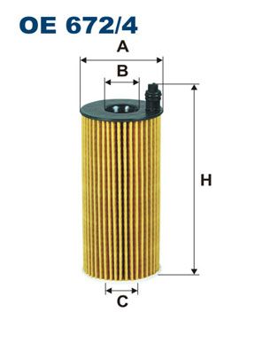 FILTRON olajszűrő OE 672/4