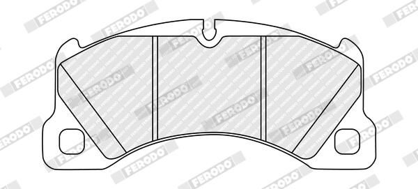 FERODO FDB5420 Brake Pad Set, disc brake