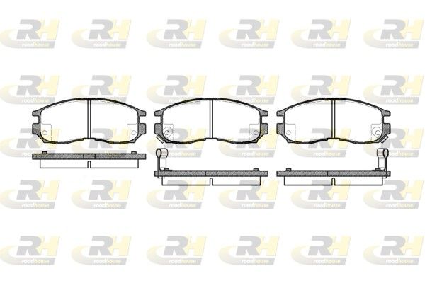 Комплект гальмівних колодок на Colt, Eclipse, Galant, Lancer, Santamo, Sebring, Space Runner, Space Wagon