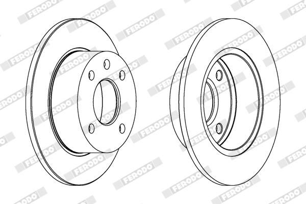 Brzdový kotouč DDF135