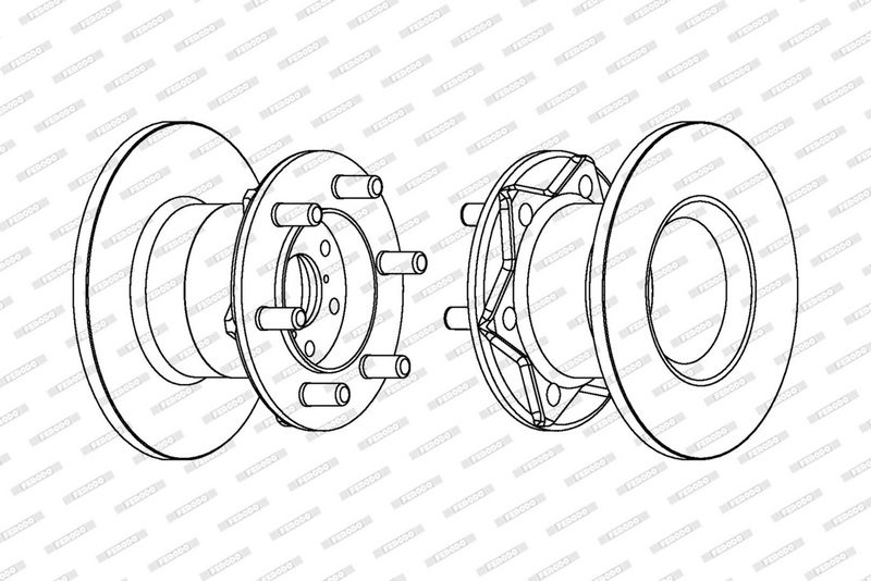 Brzdový kotouč DDF254
