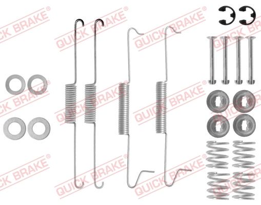 Комплект приладдя, гальмівна колодка, Quick Brake 105-0623