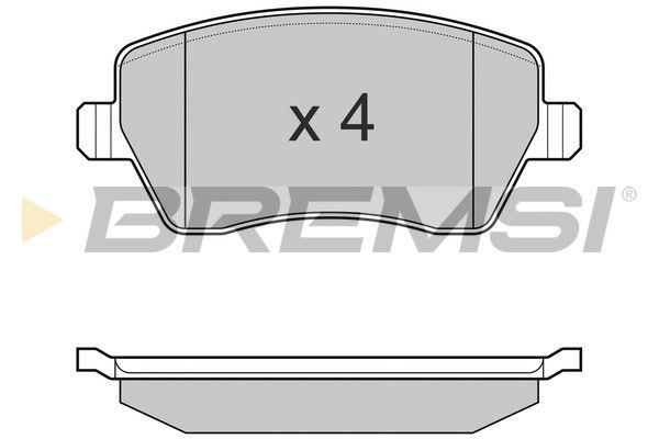 Гальмівні колодки пер. Kangoo/Logan 08-/Duster 10- (TRW)