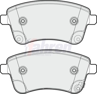 Fahren Brake Pad Set, disc brake FBP3706