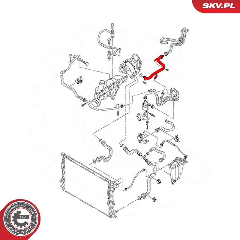 Jahutusvedeliku torustik, ESEN SKV 43SKV777