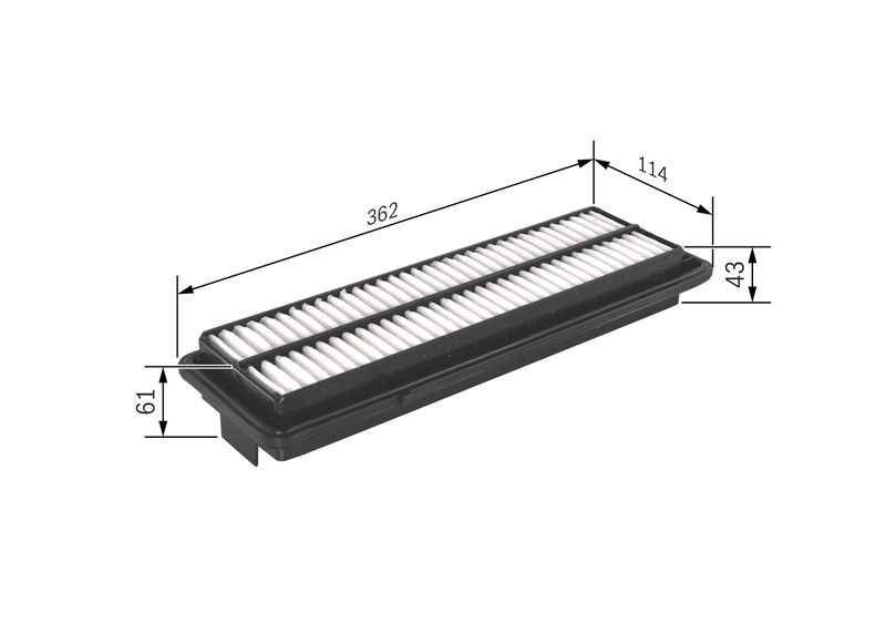 BOSCH F 026 400 232 Air Filter