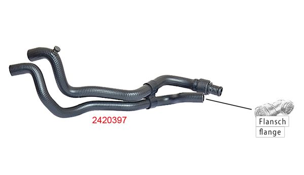METZGER AUTOTEILE 2420397 Radiator Hose