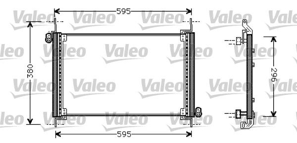 VALEO kondenzátor, klíma 818019