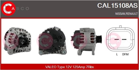 Генератор, Casco CAL15108AS