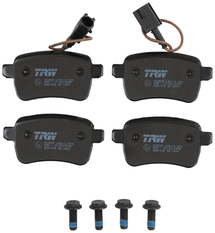 TRW GDB1905 Brake Pad Set, disc brake