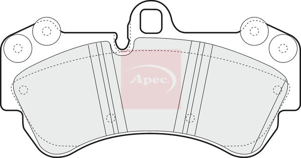 APEC Brake Pad Set, disc brake PAD1314