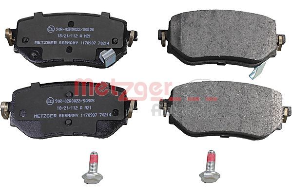 METZGER AUTOTEILE 1170937 Brake Pad Set, disc brake