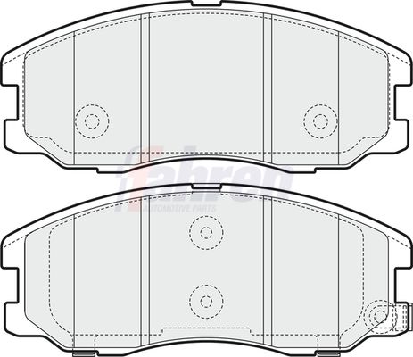 Fahren Brake Pad Set, disc brake FBP3226