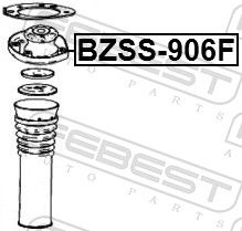 Опора, амортизатор, Febest BZSS-906F