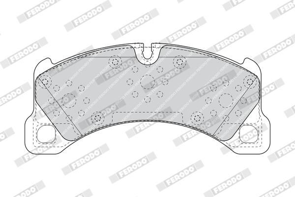 FERODO FDB4717 Brake Pad Set, disc brake