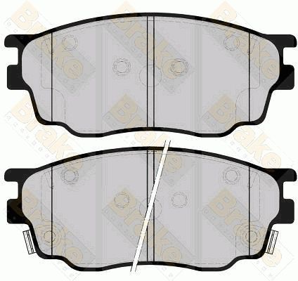 Brake Engineering Brake Pad Set, disc brake PA1427