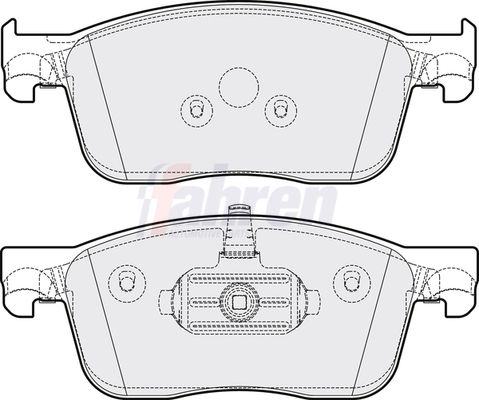 Fahren Brake Pad Set, disc brake FBP3795