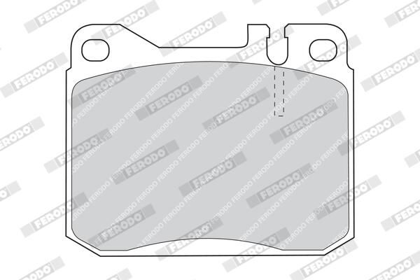 FERODO FDB143 Brake Pad Set, disc brake