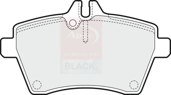 APEC Brake Pad Set, disc brake PAD1439B