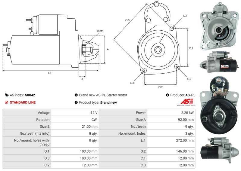 AS-PL S0042 Starter