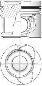 Product Image - Zuiger - 41172620 - KOLBENSCHMIDT
