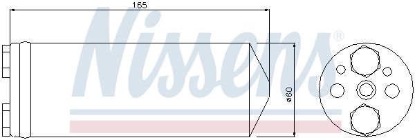 NISSENS 95425 Dryer, air conditioning