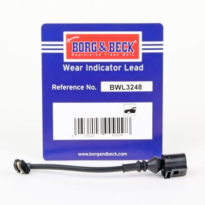 BORG & BECK figyelmezető kontaktus, fékbetétkopás BWL3248