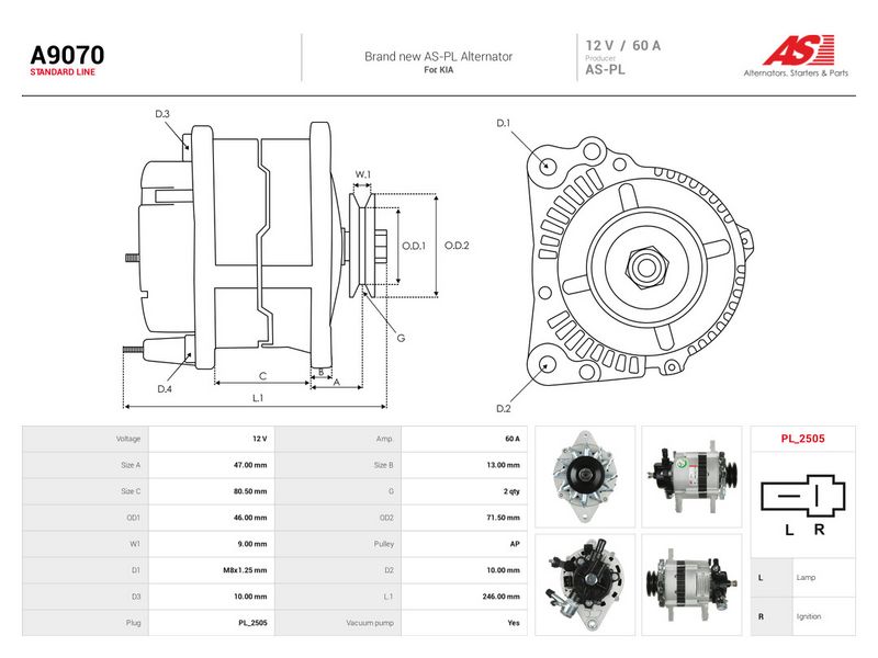 This part match OEM code: OK054-18300B