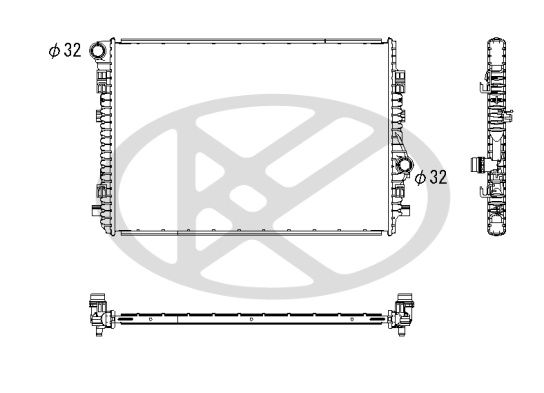 Radiator, racire motor KOYORAD PL453906