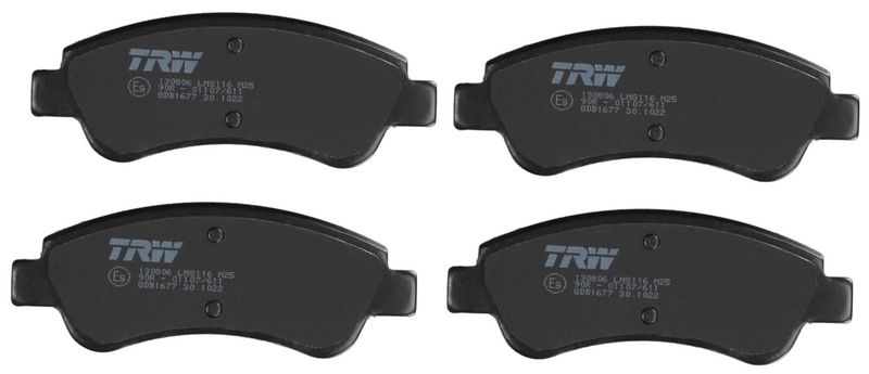 TRW GDB1677 Brake Pad Set, disc brake