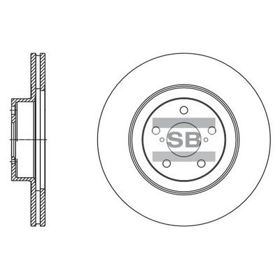 Гальмівний диск, Hi-Q SD4703