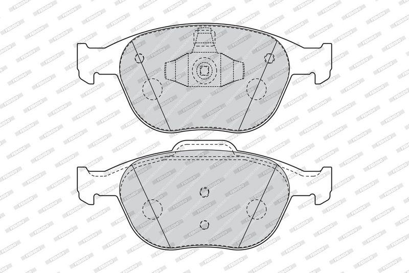 FERODO Plaquettes de frein à disque FVR1568