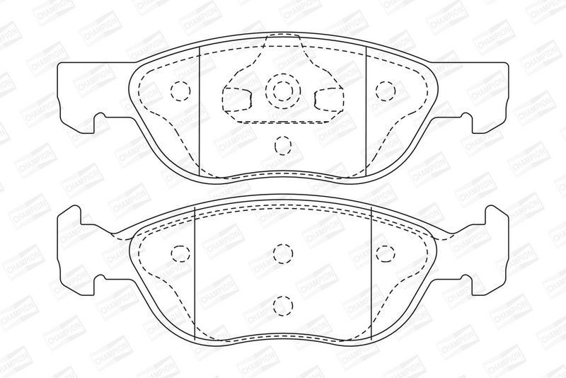 CHAMPION Plaquettes de frein à disque 571973CH