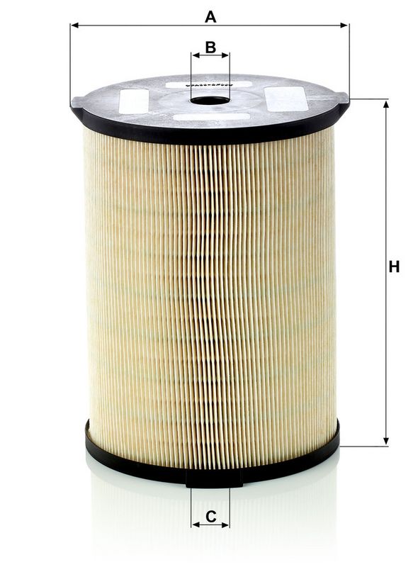 Oliefilter (patroon) past: MERCEDES ACTROS OM541.920-OM542.944 04.96-