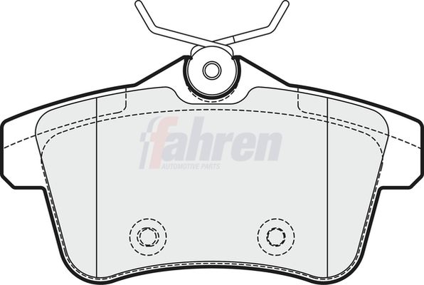 Fahren Brake Pad Set, disc brake FBP3344