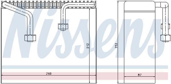 NISSENS Verdamper, airconditioning 92068