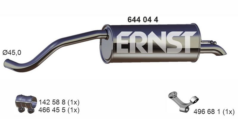 Toba esapament finala ERNST 644044